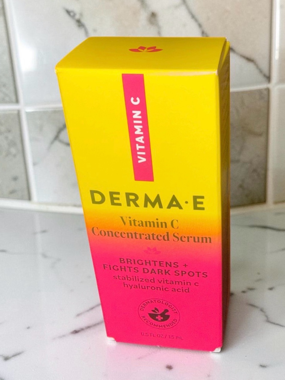 NWT- DERMA E Vitamin C Concentrated Serum 0.5 oz / 15 mL